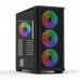Корпус Zalman Z10 Plus без БЖ, 2xUSB3.0, 1xUSB Type-C, 3x140мм ARGB, 1x120мм ARGB, VGA 395мм, LCS ready, TG Side Panel, EATX, чорний