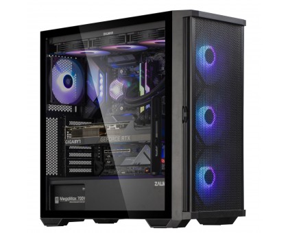 Корпус Zalman Z10 Plus без БЖ, 2xUSB3.0, 1xUSB Type-C, 3x140мм ARGB, 1x120мм ARGB, VGA 395мм, LCS ready, TG Side Panel, EATX, чорний Корпус Zalman Z10 Plus без БЖ, 2xUSB3.0, 1xUSB Type-C, 3x140мм ARGB, 1x120мм ARGB, VGA 395мм, LCS ready, TG Side Panel, EATX, чорний