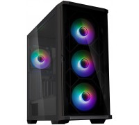 Корпус Zalman Z10 Duo без БЖ, 2xUSB3.0, 1xUSB Type-C, 3x140мм ARGB, 1x120мм ARGB, VGA 395мм, LCS ready, TG Side Panel, EATX, чорний