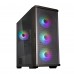 Корпус Zalman Z10 Duo без БЖ, 2xUSB3.0, 1xUSB Type-C, 3x140мм ARGB, 1x120мм ARGB, VGA 395мм, LCS ready, TG Side Panel, EATX, чорний