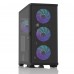 Корпус Zalman Z10 Duo без БЖ, 2xUSB3.0, 1xUSB Type-C, 3x140мм ARGB, 1x120мм ARGB, VGA 395мм, LCS ready, TG Side Panel, EATX, чорний