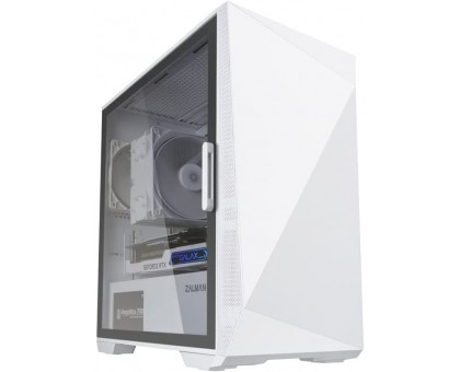 Корпус Zalman Z1 Iceberg без БЖ, 2xUSB3.0, 1xUSB2.0, 3x120мм, VGA 330мм, LCS ready, TG Side Panel, mATX, білий Корпус Zalman Z1 Iceberg без БЖ, 2xUSB3.0, 1xUSB2.0, 3x120мм, VGA 330мм, LCS ready, TG Side Panel, mATX, білий