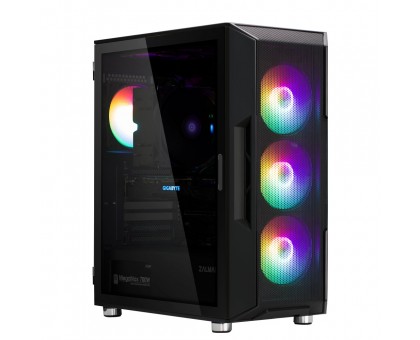Корпус Zalman I3 Neo без БЖ, 1xUSB3.0, 2xUSB2.0, 4x120мм RGB, VGA 355мм, LCS ready, TG Side Panel, ATX, чорний Корпус Zalman I3 Neo без БЖ, 1xUSB3.0, 2xUSB2.0, 4x120мм RGB, VGA 355мм, LCS ready, TG Side Panel, ATX, чорний