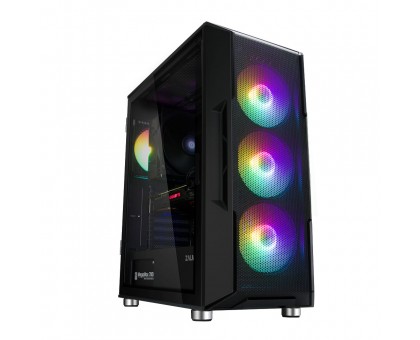 Корпус Zalman I3 Neo без БЖ, 1xUSB3.0, 2xUSB2.0, 4x120мм RGB, VGA 355мм, LCS ready, TG Side Panel, ATX, чорний Корпус Zalman I3 Neo без БЖ, 1xUSB3.0, 2xUSB2.0, 4x120мм RGB, VGA 355мм, LCS ready, TG Side Panel, ATX, чорний