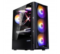 Корпус Zalman N4 Rev.1 без БЖ, 1xUSB3.0, 2xUSB2.0, 3x140мм RGB, 3x120мм RGB, VGA 315мм, LCS ready, TG Side Window, ATX, чорний,
