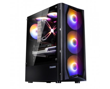 Корпус Zalman N4 Rev.1 без БЖ, 1xUSB3.0, 2xUSB2.0, 3x140мм RGB, 3x120мм RGB, VGA 315мм, LCS ready, TG Side Window, ATX, чорний, Корпус Zalman N4 Rev.1 без БЖ, 1xUSB3.0, 2xUSB2.0, 3x140мм RGB, 3x120мм RGB, VGA 315мм, LCS ready, TG Side Window, ATX, чорний,