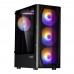 Корпус Zalman N4 Rev.1 без БЖ, 1xUSB3.0, 2xUSB2.0, 3x140мм RGB, 3x120мм RGB, VGA 315мм, LCS ready, TG Side Window, ATX, чорний,