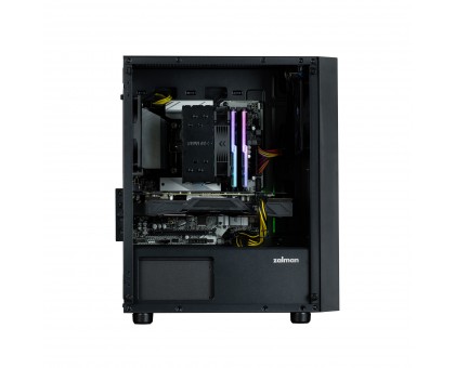 Корпус Zalman T3 Plus без БЖ, 1xUSB3.0, 2xUSB2.0, 2x120мм, VGA 290мм, ATX, чорний Корпус Zalman T3 Plus без БЖ, 1xUSB3.0, 2xUSB2.0, 2x120мм, VGA 290мм, ATX, чорний