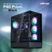 Корпус Zalman P40 Prism без БЖ, 2xUSB3.0, 1xUSBType-C, 1x120мм ARGB, VGA 420мм, LCS ready, TG 3x Panels, ATX, чорний