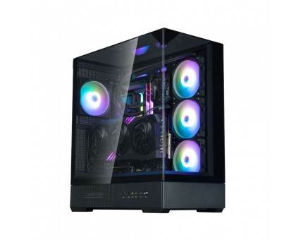 Корпус Zalman P40 Prism без БЖ, 2xUSB3.0, 1xUSBType-C, 1x120мм ARGB, VGA 420мм, LCS ready, TG 3x Panels, ATX, чорний Корпус Zalman P40 Prism без БЖ, 2xUSB3.0, 1xUSBType-C, 1x120мм ARGB, VGA 420мм, LCS ready, TG 3x Panels, ATX, чорний