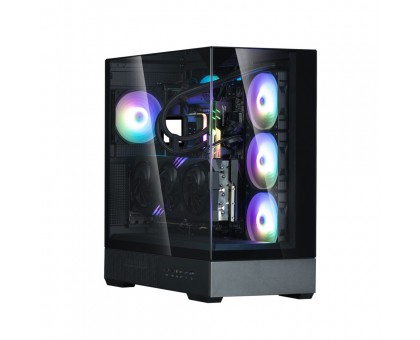 Корпус Zalman P40 Prism без БЖ, 2xUSB3.0, 1xUSBType-C, 1x120мм ARGB, VGA 420мм, LCS ready, TG 3x Panels, ATX, чорний Корпус Zalman P40 Prism без БЖ, 2xUSB3.0, 1xUSBType-C, 1x120мм ARGB, VGA 420мм, LCS ready, TG 3x Panels, ATX, чорний
