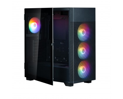 Корпус Zalman S5 Neo без БЖ, 1xUSB3.1, 1xUSB2.0, 4x120мм FRGB, VGA 390мм, LCS ready, TG Side Panel, ATX, чорний Корпус Zalman S5 Neo без БЖ, 1xUSB3.1, 1xUSB2.0, 4x120мм FRGB, VGA 390мм, LCS ready, TG Side Panel, ATX, чорний