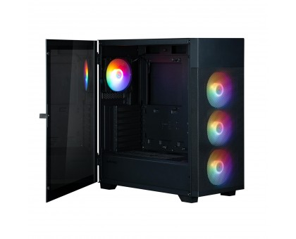 Корпус Zalman S5 Neo без БЖ, 1xUSB3.1, 1xUSB2.0, 4x120мм FRGB, VGA 390мм, LCS ready, TG Side Panel, ATX, чорний Корпус Zalman S5 Neo без БЖ, 1xUSB3.1, 1xUSB2.0, 4x120мм FRGB, VGA 390мм, LCS ready, TG Side Panel, ATX, чорний