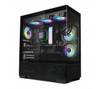 Корпус Zalman Chronix без БЖ, 1xUSB3.0, 1xUSB2.0, 1x Type C, 2x120мм ARGB Reverse,  1x120мм ARGB, VGA 410мм, LCS ready, TG Side/Front Panel, ATX, чорний