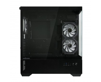 Корпус Zalman Chronix без БЖ, 1xUSB3.0, 1xUSB2.0, 1x Type C, 2x120мм ARGB Reverse, 1x120мм ARGB, VGA 410мм, LCS ready, TG Side/Front Panel, ATX, чорний Корпус Zalman Chronix без БЖ, 1xUSB3.0, 1xUSB2.0, 1x Type C, 2x120мм ARGB Reverse, 1x120мм ARGB, VGA 410мм, LCS ready, TG Side/Front Panel, ATX, чорний