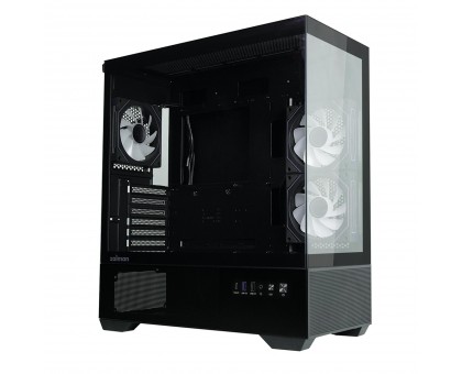 Корпус Zalman Chronix без БЖ, 1xUSB3.0, 1xUSB2.0, 1x Type C, 2x120мм ARGB Reverse, 1x120мм ARGB, VGA 410мм, LCS ready, TG Side/Front Panel, ATX, чорний Корпус Zalman Chronix без БЖ, 1xUSB3.0, 1xUSB2.0, 1x Type C, 2x120мм ARGB Reverse, 1x120мм ARGB, VGA 410мм, LCS ready, TG Side/Front Panel, ATX, чорний