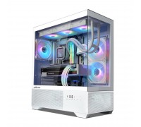 Корпус Zalman Chronix без БЖ, 1xUSB3.0, 1xUSB2.0, 1x Type C, 2x120мм ARGB Reverse,  1x120мм ARGB, VGA 410мм, LCS ready, TG Side/Front Panel, ATX, білий
