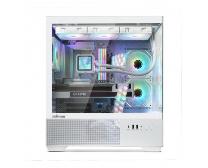 Корпус Zalman Chronix без БЖ, 1xUSB3.0, 1xUSB2.0, 1x Type C, 2x120мм ARGB Reverse, 1x120мм ARGB, VGA 410мм, LCS ready, TG Side/Front Panel, ATX, білий Корпус Zalman Chronix без БЖ, 1xUSB3.0, 1xUSB2.0, 1x Type C, 2x120мм ARGB Reverse, 1x120мм ARGB, VGA 410мм, LCS ready, TG Side/Front Panel, ATX, білий