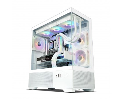 Корпус Zalman Chronix без БЖ, 1xUSB3.0, 1xUSB2.0, 1x Type C, 2x120мм ARGB Reverse, 1x120мм ARGB, VGA 410мм, LCS ready, TG Side/Front Panel, ATX, білий Корпус Zalman Chronix без БЖ, 1xUSB3.0, 1xUSB2.0, 1x Type C, 2x120мм ARGB Reverse, 1x120мм ARGB, VGA 410мм, LCS ready, TG Side/Front Panel, ATX, білий