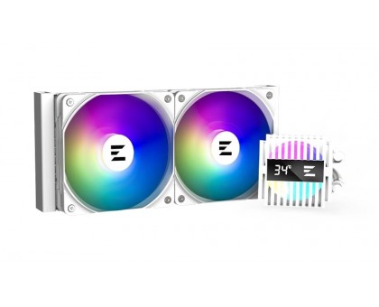 Система рідинного оxолодження Zalman Alpha 2 A24 ARGB, LGA1851, 1700, 1200, 115x, AM5, AM4, TDP 320W, білий Система рідинного оxолодження Zalman Alpha 2 A24 ARGB, LGA1851, 1700, 1200, 115x, AM5, AM4, TDP 320W, білий