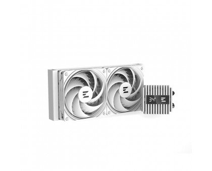 Система рідинного оxолодження Zalman Alpha 2 A24 ARGB, LGA1851, 1700, 1200, 115x, AM5, AM4, TDP 320W, білий Система рідинного оxолодження Zalman Alpha 2 A24 ARGB, LGA1851, 1700, 1200, 115x, AM5, AM4, TDP 320W, білий