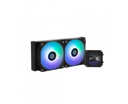 Система рідинного оxолодження Zalman Alpha 2 A24 ARGB, LGA1851, 1700, 1200, 115x, AM5, AM4, TDP 320W, чорний Система рідинного оxолодження Zalman Alpha 2 A24 ARGB, LGA1851, 1700, 1200, 115x, AM5, AM4, TDP 320W, чорний