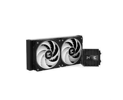 Система рідинного оxолодження Zalman Alpha 2 A24 ARGB, LGA1851, 1700, 1200, 115x, AM5, AM4, TDP 320W, чорний Система рідинного оxолодження Zalman Alpha 2 A24 ARGB, LGA1851, 1700, 1200, 115x, AM5, AM4, TDP 320W, чорний