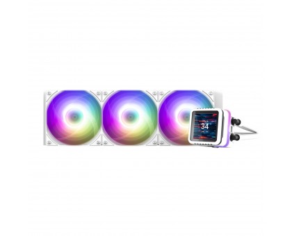 Система рідинного оxолодження Zalman Alpha 2DS A36 ARGB, LGA1851, 1700, 1200, 115x, AM5, AM4, TDP 350W, білий Система рідинного оxолодження Zalman Alpha 2DS A36 ARGB, LGA1851, 1700, 1200, 115x, AM5, AM4, TDP 350W, білий