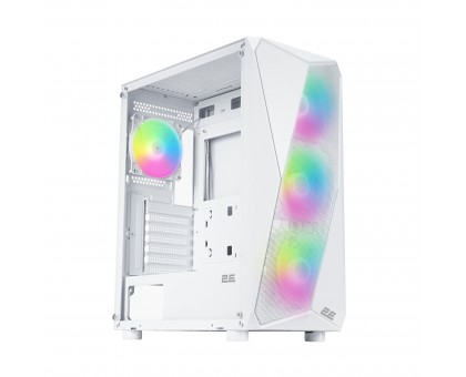 Корпус 2E GAMING Aruba G3313W, без БП 1xUSB3.0, 2xUSB2.0, 5x120мм ARGB, VGA 330мм, LCS ready, HUB, TG Side Panel, ATX, белый Корпус 2E GAMING Aruba G3313W, без БП 1xUSB3.0, 2xUSB2.0, 5x120мм ARGB, VGA 330мм, LCS ready, HUB, TG Side Panel, ATX, белый