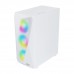 Корпус 2E GAMING Aruba G3313W, без БП 1xUSB3.0, 2xUSB2.0, 5x120мм ARGB, VGA 330мм, LCS ready, HUB, TG Side Panel, ATX, белый