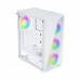 Корпус 2E GAMING Aruba G3313W, без БП 1xUSB3.0, 2xUSB2.0, 5x120мм ARGB, VGA 330мм, LCS ready, HUB, TG Side Panel, ATX, белый