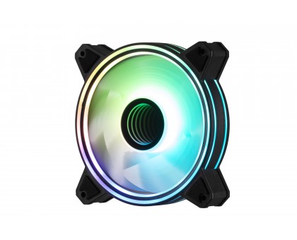 Корпусный вентилятор 2E GAMING Air Cool Infinity M ACF120IMW-ARGB, 120мм, 1200rpm, 3pin, 3pin +5VARGB 22dBa чёрный Корпусный вентилятор 2E GAMING Air Cool Infinity M ACF120IMW-ARGB, 120мм, 1200rpm, 3pin, 3pin +5VARGB 22dBa чёрный