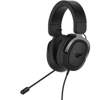 Гарнітура ігрова ASUS TUF H3, mini-jack/dual 3.5мм, 1.2м/1м, gun metal