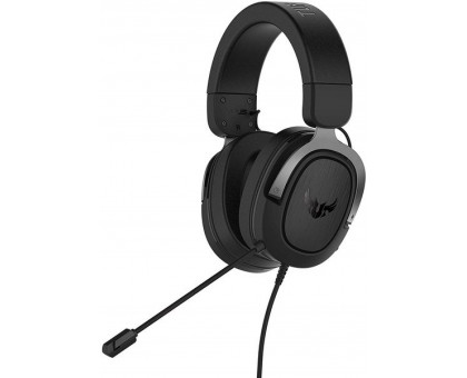 Гарнітура ігрова ASUS TUF H3, mini-jack/dual 3.5мм, 1.2м/1м, gun metal Гарнітура ігрова ASUS TUF H3, mini-jack/dual 3.5мм, 1.2м/1м, gun metal