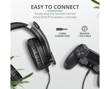 Гарнітура ігрова Trust GXT 488 Forze-G for PS4, 3.5мм, чорний Гарнітура ігрова Trust GXT 488 Forze-G for PS4, 3.5мм, чорний