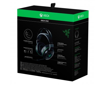 Гарнитура Razer Thresher Xbox One, USB-A/WL, чёрно-зелёный Гарнитура Razer Thresher Xbox One, USB-A/WL, чёрно-зелёный