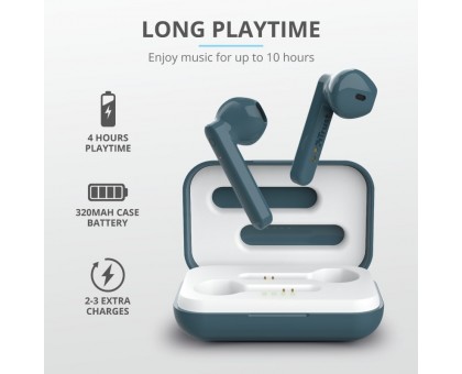 Наушники Trust Primo Touch True Wireless Mic Blue Наушники Trust Primo Touch True Wireless Mic Blue