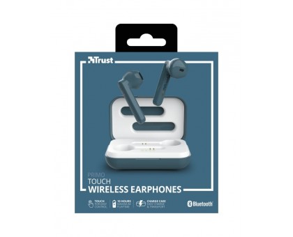 Наушники Trust Primo Touch True Wireless Mic Blue Наушники Trust Primo Touch True Wireless Mic Blue