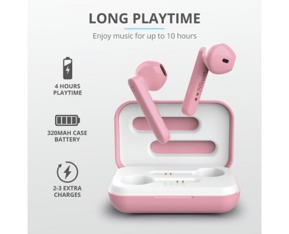 Навушники Trust Primo Touch True Wireless Mic Pink Навушники Trust Primo Touch True Wireless Mic Pink