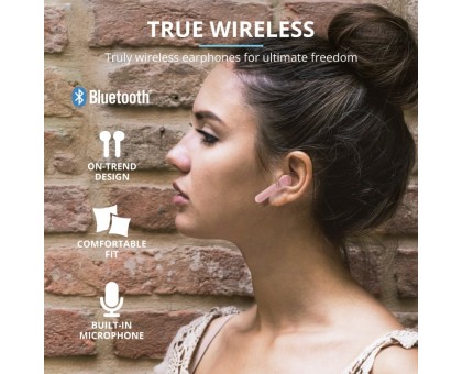 Навушники Trust Primo Touch True Wireless Mic Pink Навушники Trust Primo Touch True Wireless Mic Pink
