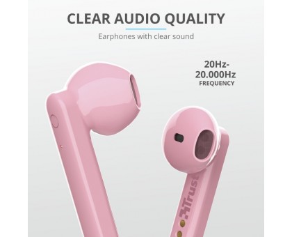 Навушники Trust Primo Touch True Wireless Mic Pink Навушники Trust Primo Touch True Wireless Mic Pink
