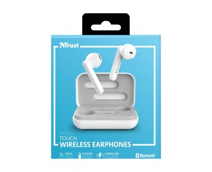 Навушники Trust Primo Touch True Wireless Mic White Навушники Trust Primo Touch True Wireless Mic White