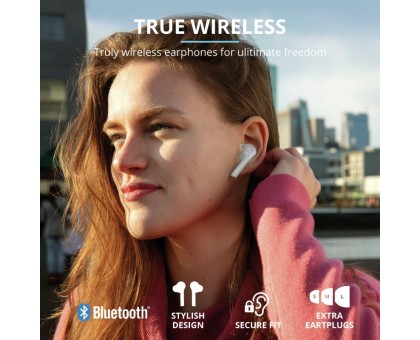 Навушники Trust Nika Touch True Wireless Mic White Навушники Trust Nika Touch True Wireless Mic White