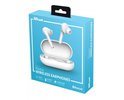 Навушники Trust Nika Touch True Wireless Mic White Навушники Trust Nika Touch True Wireless Mic White