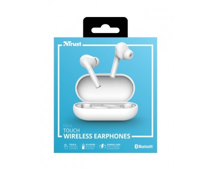 Навушники Trust Nika Touch True Wireless Mic White Навушники Trust Nika Touch True Wireless Mic White