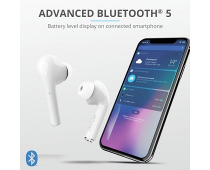 Навушники Trust Nika Touch True Wireless Mic White Навушники Trust Nika Touch True Wireless Mic White