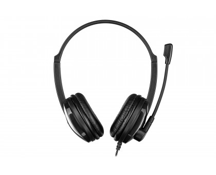 Гарнитура ПК стерео On-ear 2E CH12 USB, omni-mic, 2м, черный Гарнитура ПК стерео On-ear 2E CH12 USB, omni-mic, 2м, черный