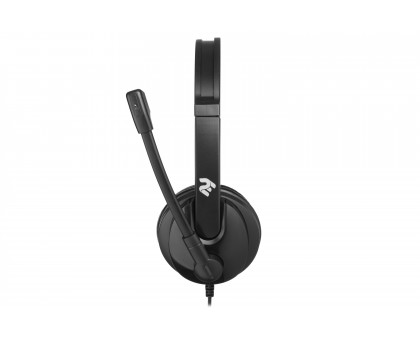 Гарнитура ПК стерео On-ear 2E CH12 USB, omni-mic, 2м, черный Гарнитура ПК стерео On-ear 2E CH12 USB, omni-mic, 2м, черный