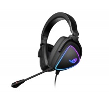 Гарнітура ігрова ASUS ROG Delta S, USB-C, RGB, 1.5м, чорний