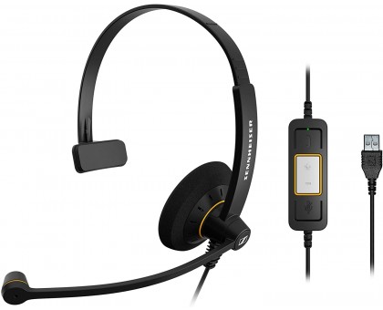 Гарнитура компьютерная моно On-Ear EPOS IMPACT SC 30 USB ML, USB, однонаправленный, сертификат Microsoft Teams, 2.1м, Черный Гарнитура компьютерная моно On-Ear EPOS IMPACT SC 30 USB ML, USB, однонаправленный, сертификат Microsoft Teams, 2.1м, Черный